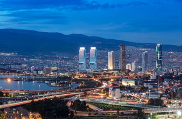 İzmir şehir görünümü